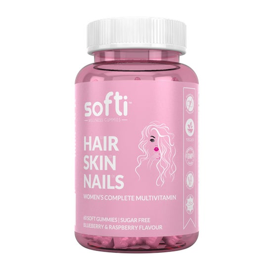 Softi Hair Skin Nails Gummies 60 Unidades