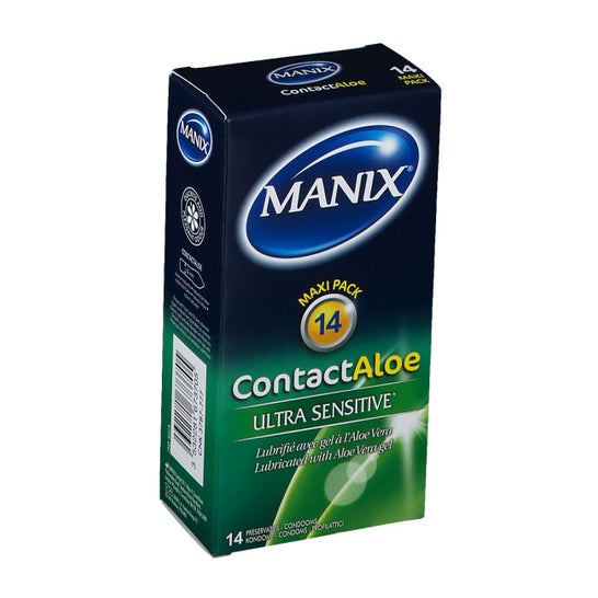 Manix Preservativo Contato Aloe Box De 14