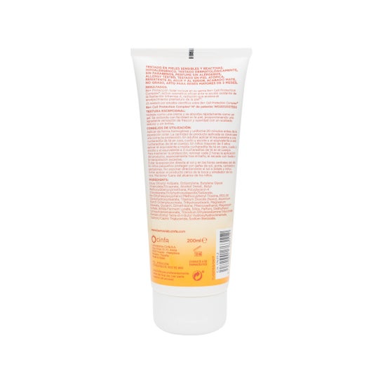 Be + fotoprotector creme facial em gel / para o corpo SPF50 + 200ml