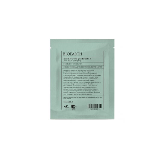 Máscara Facial Bioearth Rosemary Purifying Single Dose Facial 15ml