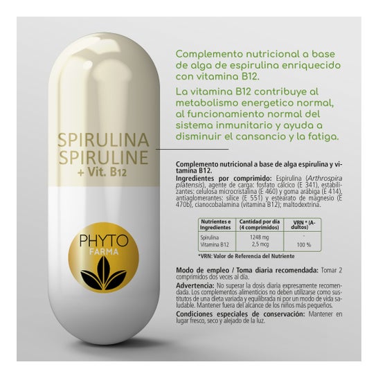 Phytofarma Spirulina 300 Comprimidos