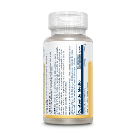 Solaray Vitamina B12 2000mcg 90comp