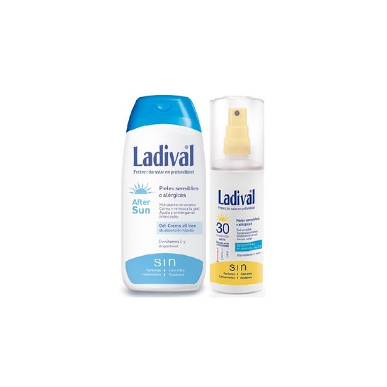 Ladival ™ Pack Pele Sensível SPF15 + Gel Spray 150ml + After Sun 200ml