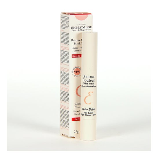 Embryolisse Bálsamo Labial Vermelho Intenso 3 em 1 2.5 g