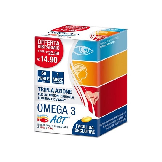 Omega 3 Act 60Prl 540Mg
