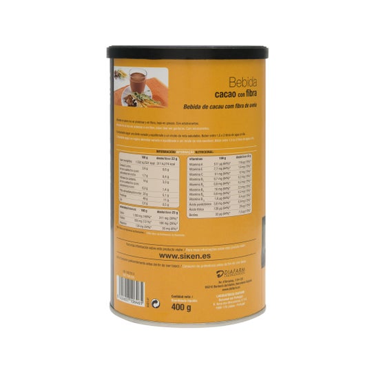 Siken Diet Bebida de Cacau com Fibra 400g