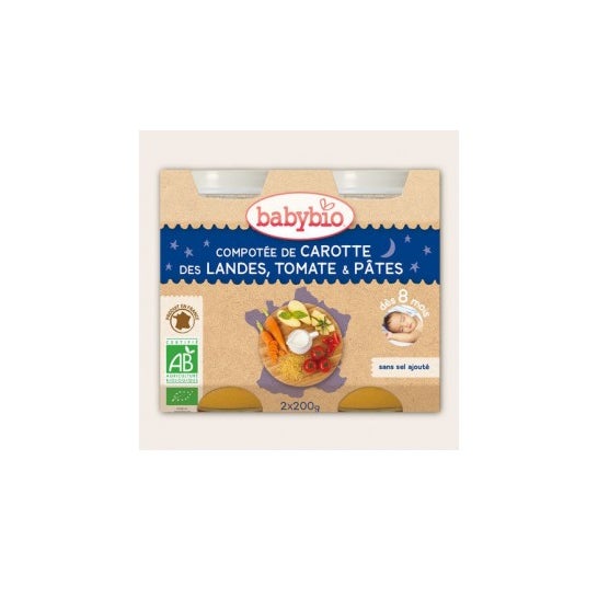 Babybio Small Pots Menu Legumes Ptes Orgânicos ds 8 meses 2 x 200 g