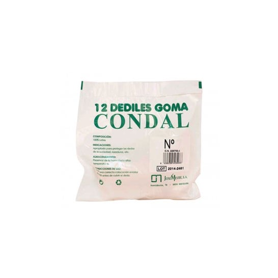 Borracha dediles Mestre N-6 12uds