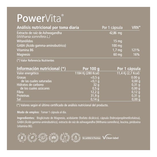 Vitae PowerVita 60 cápsulas