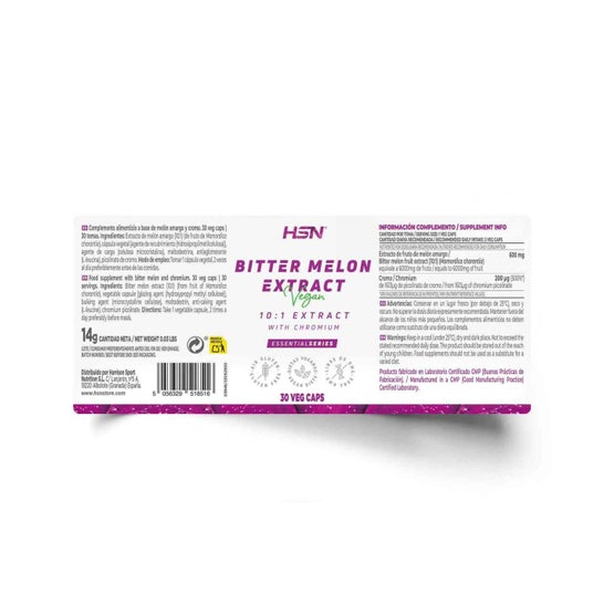 HSN Extracto de Melón Amargo 10:1 300mg 30vcaps