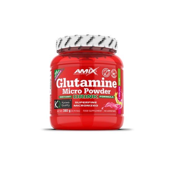 Amix Glutamine Powder Drink Melón Kiwi 360g