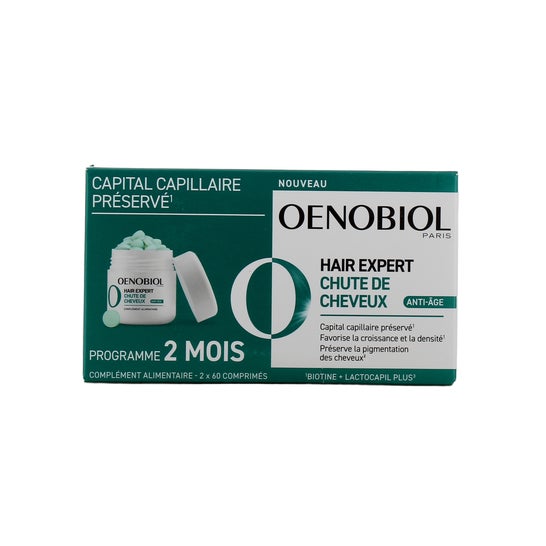 Oenobiol Hair Expert Queda de Cabelo Anti-idade 2x60comp