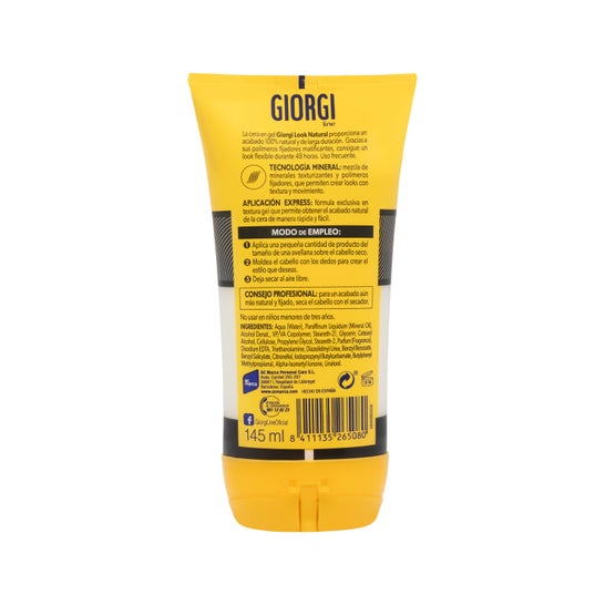 Giorgi Hold and Texture Wax Gel Natural Look Nº4 145ml