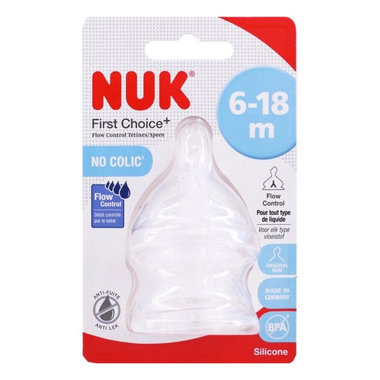 Tetinas Nuk First Choice 6-18M 2uts Tetinas Nuk First Choice 6-18M 2uts