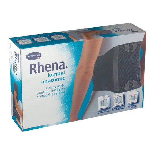 Rhena Lumbal Anatomic Plus Cinto Lombar Preto Tamanho 1 1ut
