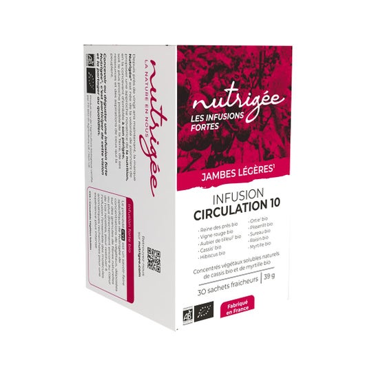 Nutrigee Infusão Circulação 10 Piernas Ligeras 30 Sober