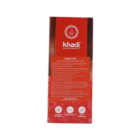 Khadi Natural Henna 100% Puro 100g