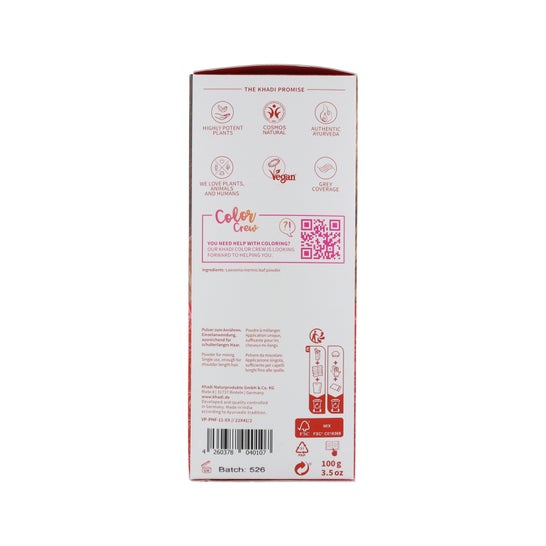 Khadi Natural Henna 100% Puro 100g