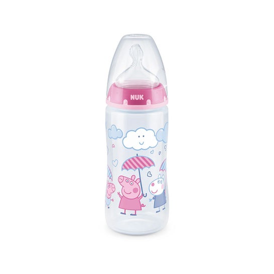 Nuk Peppa Pig Flow Control Garrafa de Silicone 150ml
