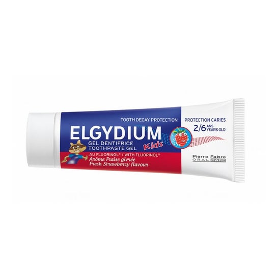Elgydium Kids Toothpaste Gel Got Strawberry Frost 2/6 anos 50Ml Tube