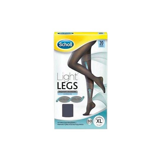 Meias Scholl 20DEN preto Tamanho XL 1ud