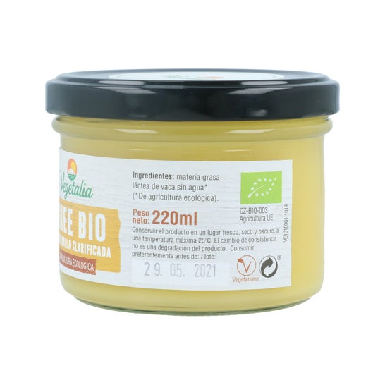 Manteiga de Ghee Clarificada Vegetalia 220ml