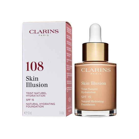 Clarins Skin Illusion Base Spf15 108 Sand 30ml