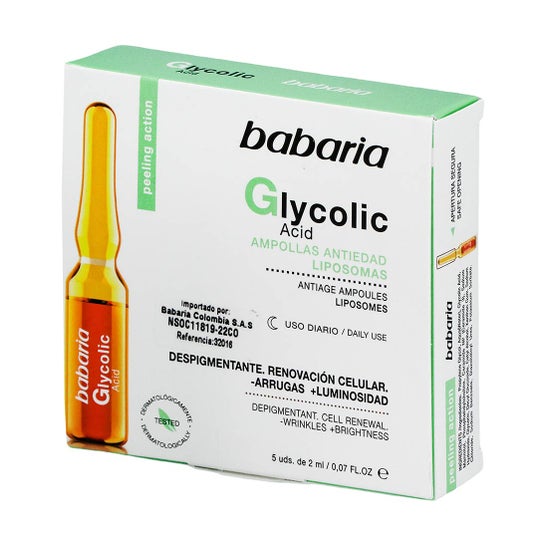 Babaria Glycolic Acid 5 Ampollas