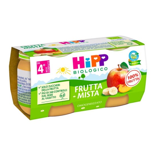 Hipp Bio Homogeneizado Frutas Mixtas 2x80g