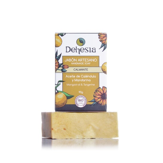 Dehesia Sabonete Artesanal Calmante Calêndula Tangerina Bio 100 g