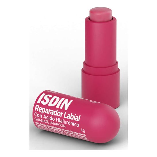 ISDIN Reparador Labial con Ácido Hialurónico Stick Granate 4g