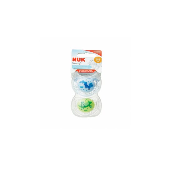 Nuk Pacifier Pacifier Baby Freestyle Silicone Pacifier 18-36m 2uds