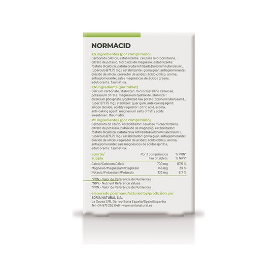 Soria Natural Normacid Citrus 32comp