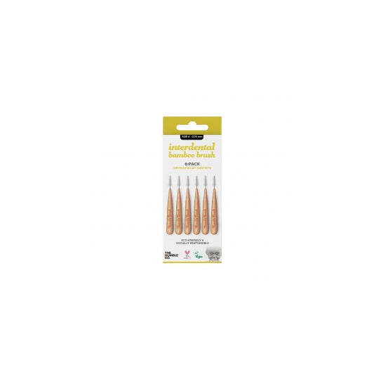 A Escova Interdental Humble Co 0.7mm Bamboo 6uts