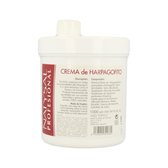 Natysal Creme de Harpagófito 1000g