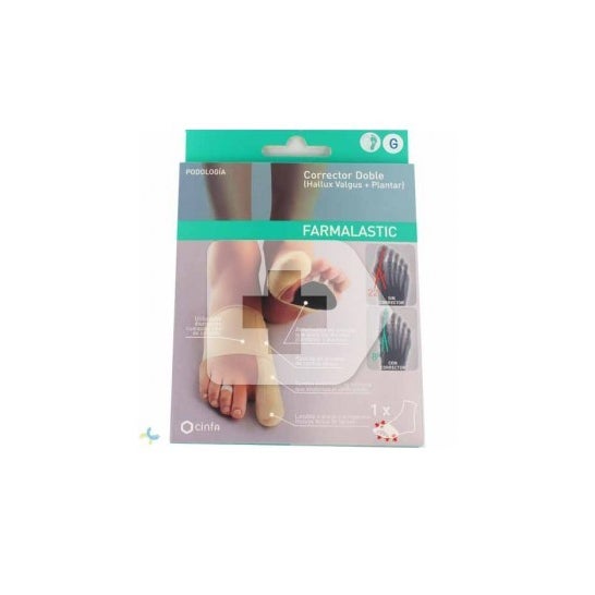 Farmalastic podo corrector duplo tallag esquerda