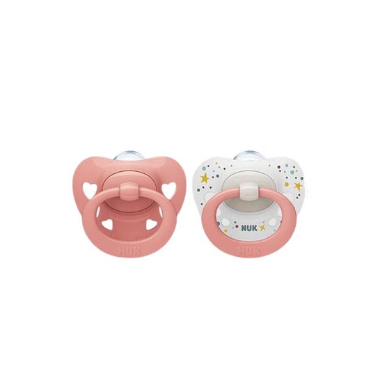 Nuk Family Love 0-6M Silicone Soother 2 peças