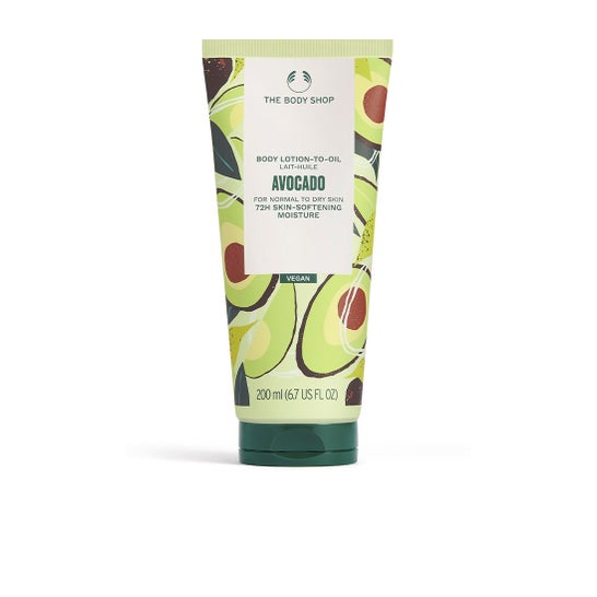 The Body Shop Avocado Body Lotion To Oil Lait Huile 200ml