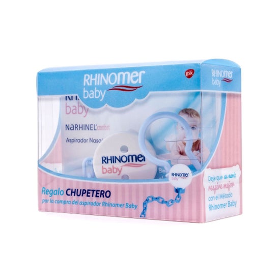 Rhinomer Baby Narhinel Comfort Aspirador de pó Nasal+Gift Pacifier