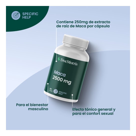 DocMorris Maca 2500mg 60caps (Validade inferior a 6 meses)