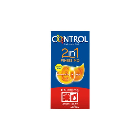 Control Duo Finisimo + Lubrificante 6 peças