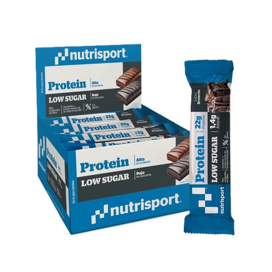 Nutrisport Brownie Bars Brownie de 16 unid