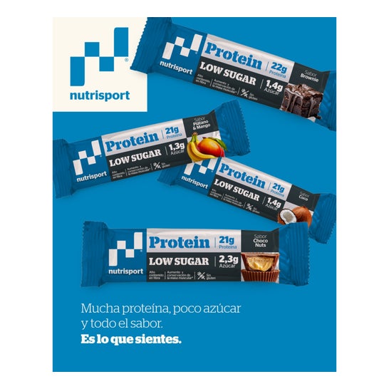 Nutrisport Brownie Bars Brownie de 16 unid