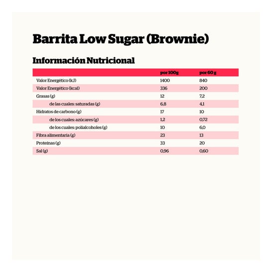 Nutrisport Brownie Bars Brownie de 16 unid