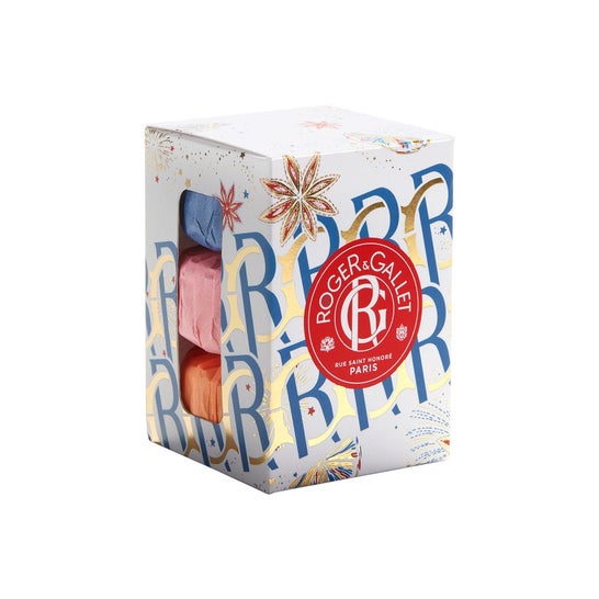 Roger & Gallet Coffret Natal 2023 Héritage Sabonetes 3x100g