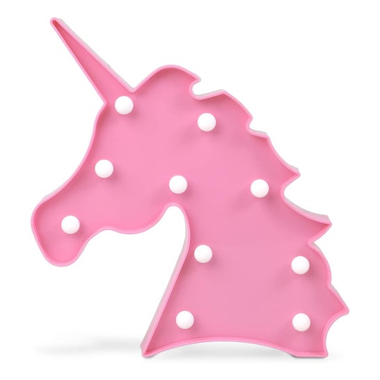 Kiokids Unicórnio Lâmpada Led Rosa 27x26 cm 1 Unidade