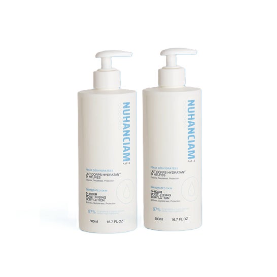 Nuhanciam Loção Corporal Hidratante 24H 2x500 ml