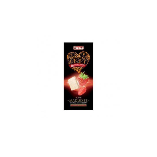 Torras Chocolate Branco Morango Morango Zero 125g