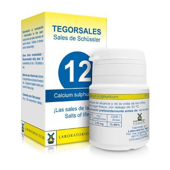 Tegor Tegorsal 12 Calcium Sulphuricu 350caps