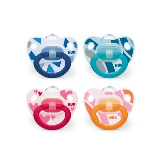 NUK Nukete silicone chupeta T-2 2uds NUK Nukete silicone chupeta T-2 2uds